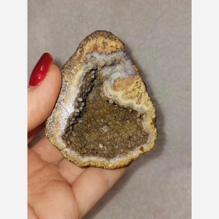 سنگ توپی ژئود قندیلی ، کلکسیونی ، متفاوت و خاص