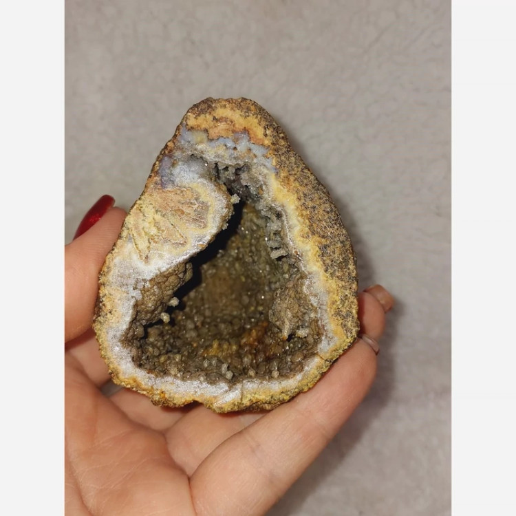 سنگ توپی ژئود قندیلی ، کلکسیونی ، متفاوت و خاص