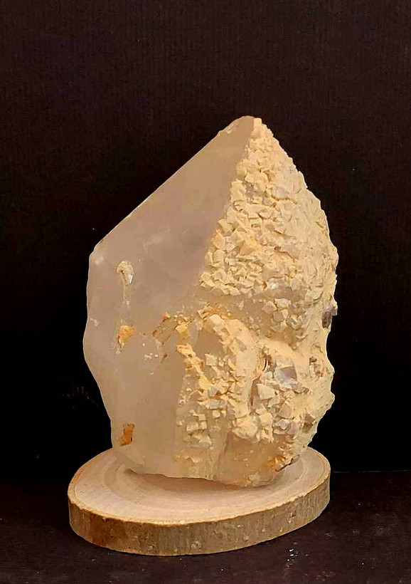سنگ تک بلورکوارتزباهمرشتی دولومیت،طبیعی و پرانرژیk25