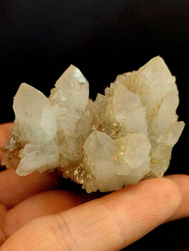 سنگ کلاستر کوارتز دونسلی ،طبیعی ومعدنی،زیبا و پرانرژیk28