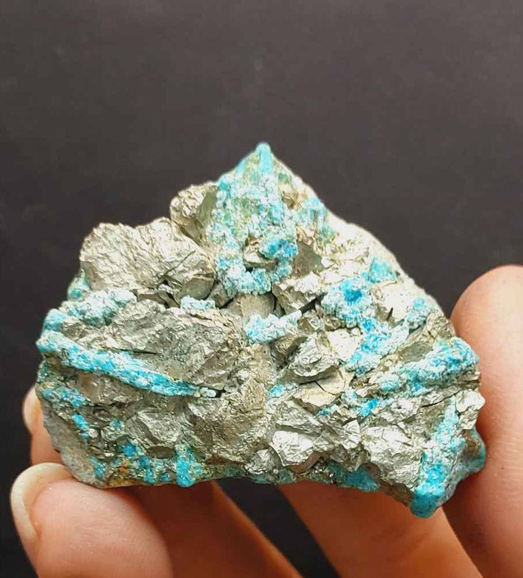 سنگ فیروزه پیریت دکوری
