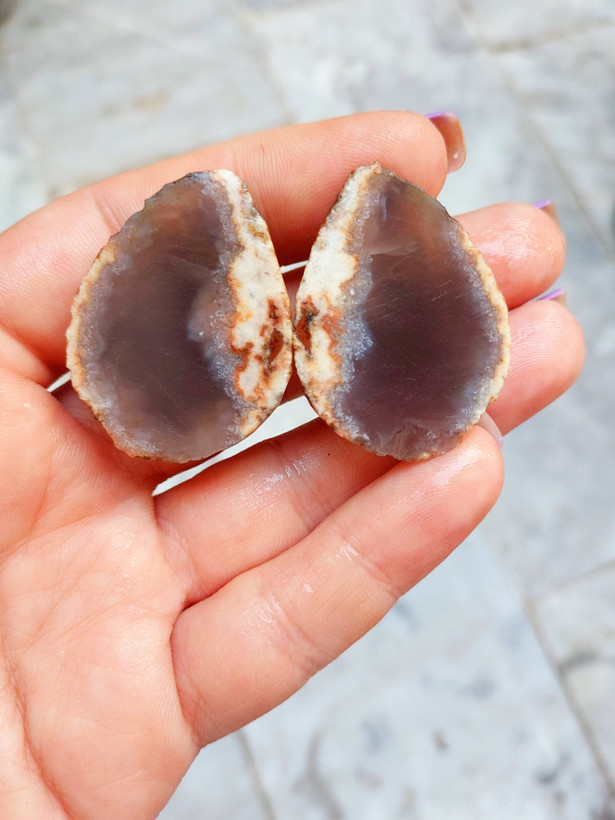 سنگ توپی برش خورده ،سنگ عقیق توپی برش خورده