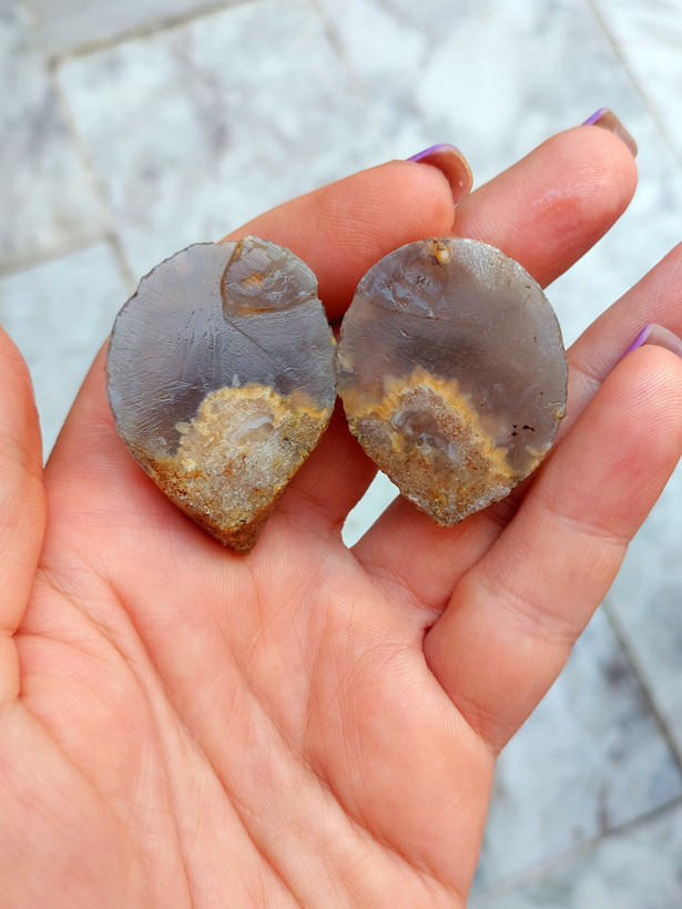 سنگ توپی برش خورده ،سنگ عقیق توپی برش خورده